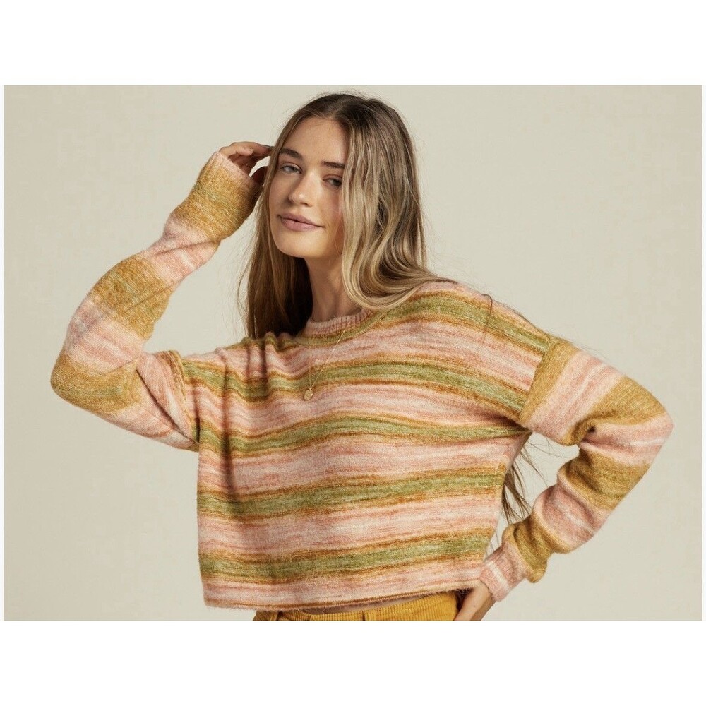 Billabong So Charmed Sweater Large Cropped